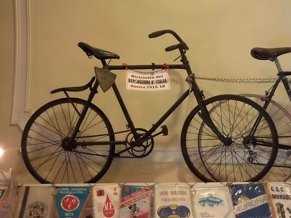 Bicicleta de los soldados italianos de la Primera Guerra Mundial.