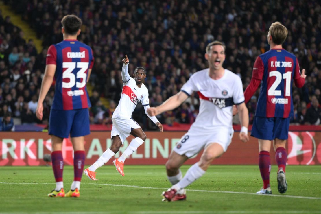 Ousmane Dembele marcó el primer gol del PSG. Crédito: David Ramos/Getty Images