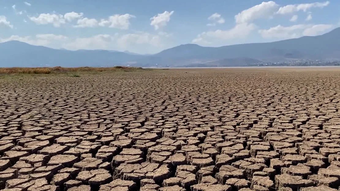 Lago de Pátzcuaro como se ve en un video del YouTuber El Purépeche. Crédito: El Purépeche