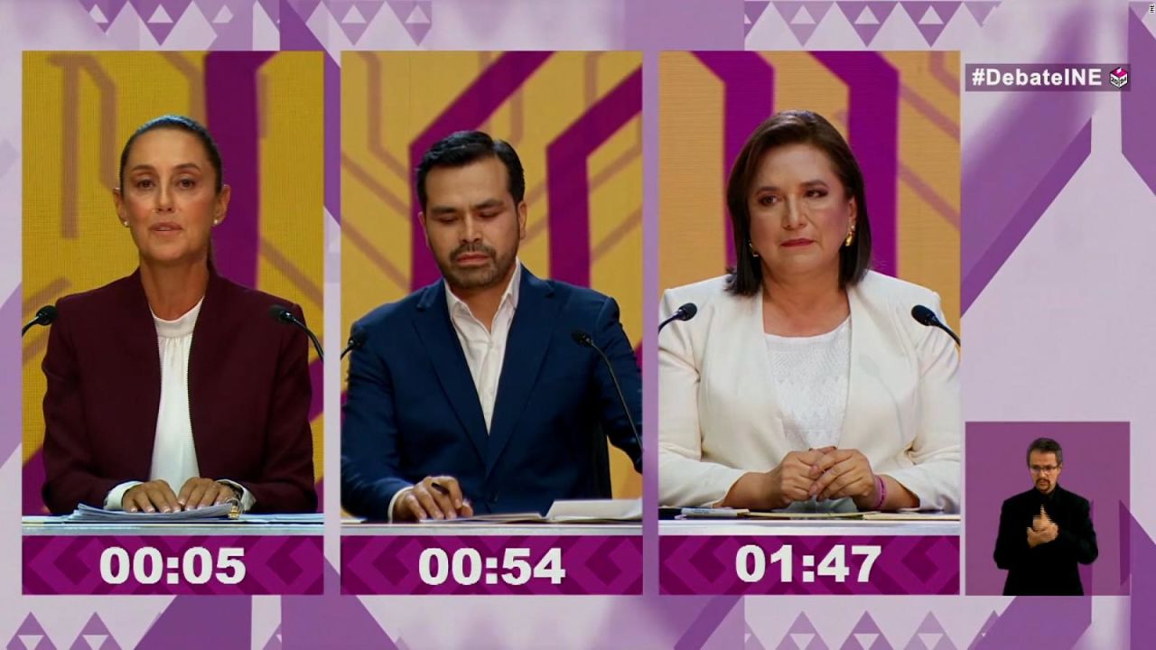 CNNE 1683279 - maynez, galvez y sheinbaum ajustan detalles previo al segundo debate