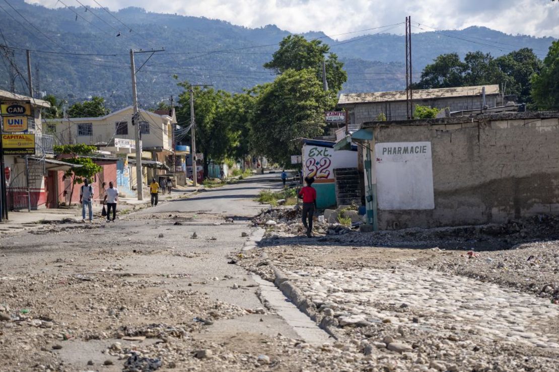 Dentro del territorio de Kraze Baryé en Puerto Príncipe, Haití, el 18 de abril de 2024. Crédito: Evelio Contreras/CNN