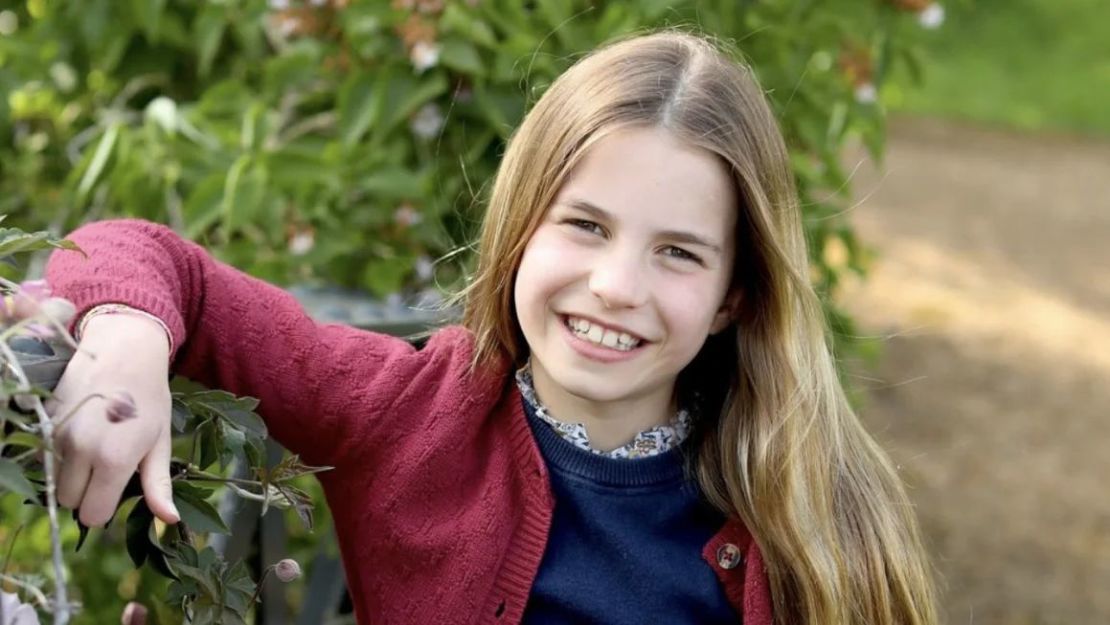 El príncipe y la princesa de Gales publicaron una foto de la princesa Carlota para conmemorar su noveno cumpleaños el jueves 2 de mayo. (Foto: CNN no la ha verificado. La princesa de Gales).