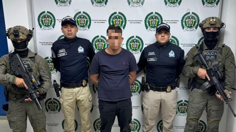Carlos Ramón Escobar fue detenido en Colombia.