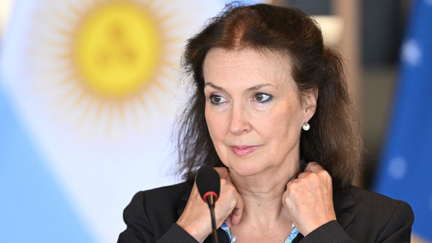La ministra de Relaciones Exteriores de Argentina, Diana Mondino.