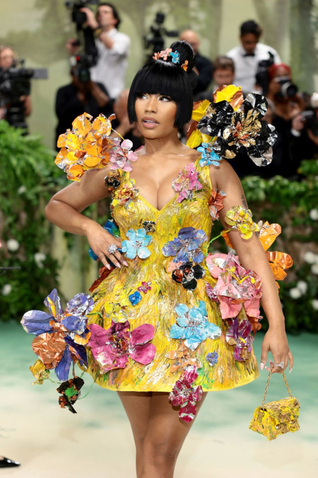 Nicki Minaj. Crédito: Dimitrios Kambouris/Getty Images para The Met Museum/Vogue.