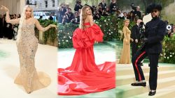 CNNE 1688033 - mira como lucen karol g y shakira en la alfombra de la met gala 2024