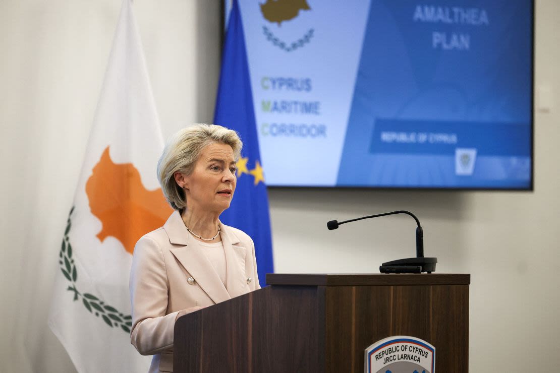 La presidenta de la Comisión Europea, Ursula von der Leyen, aspira a la reelección este verano.