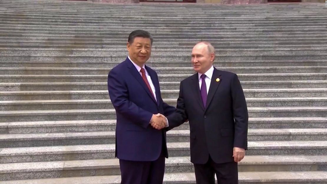 Imagen de la cumbre entre Putin y Xi Jinping