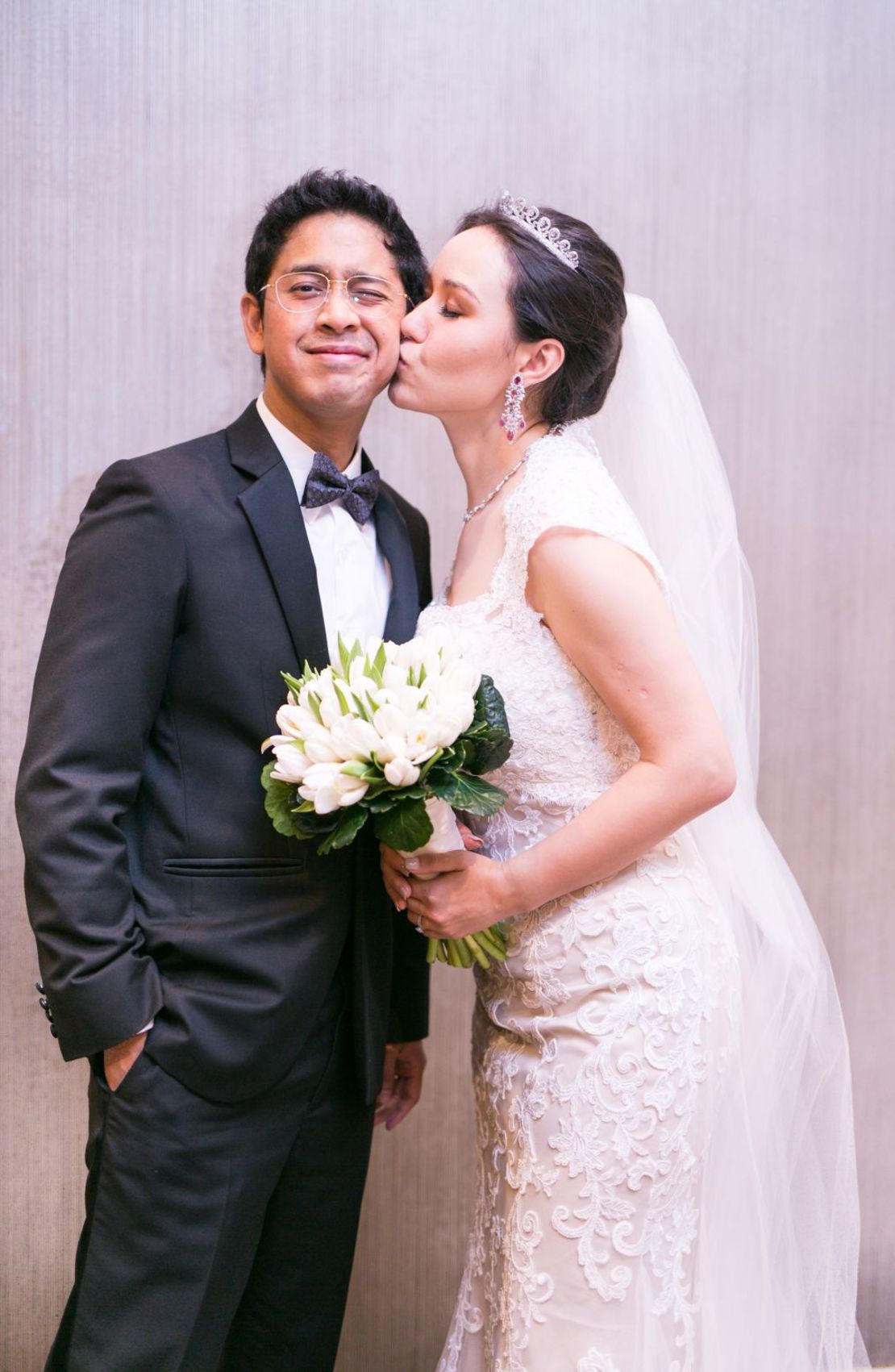 Ariff y Liliya se casaron en 2019 y disfrutaron de múltiples celebraciones nupciales, incluida una gran fiesta en Kuala Lumpur (Malasia), donde se tomó esta foto. Crédito: Ariff Hassan y Liliya Dauletaliyeva