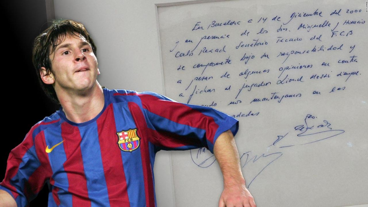 CNNE 1693560 - pagan us$ 1 millon por primer "contrato" de messi