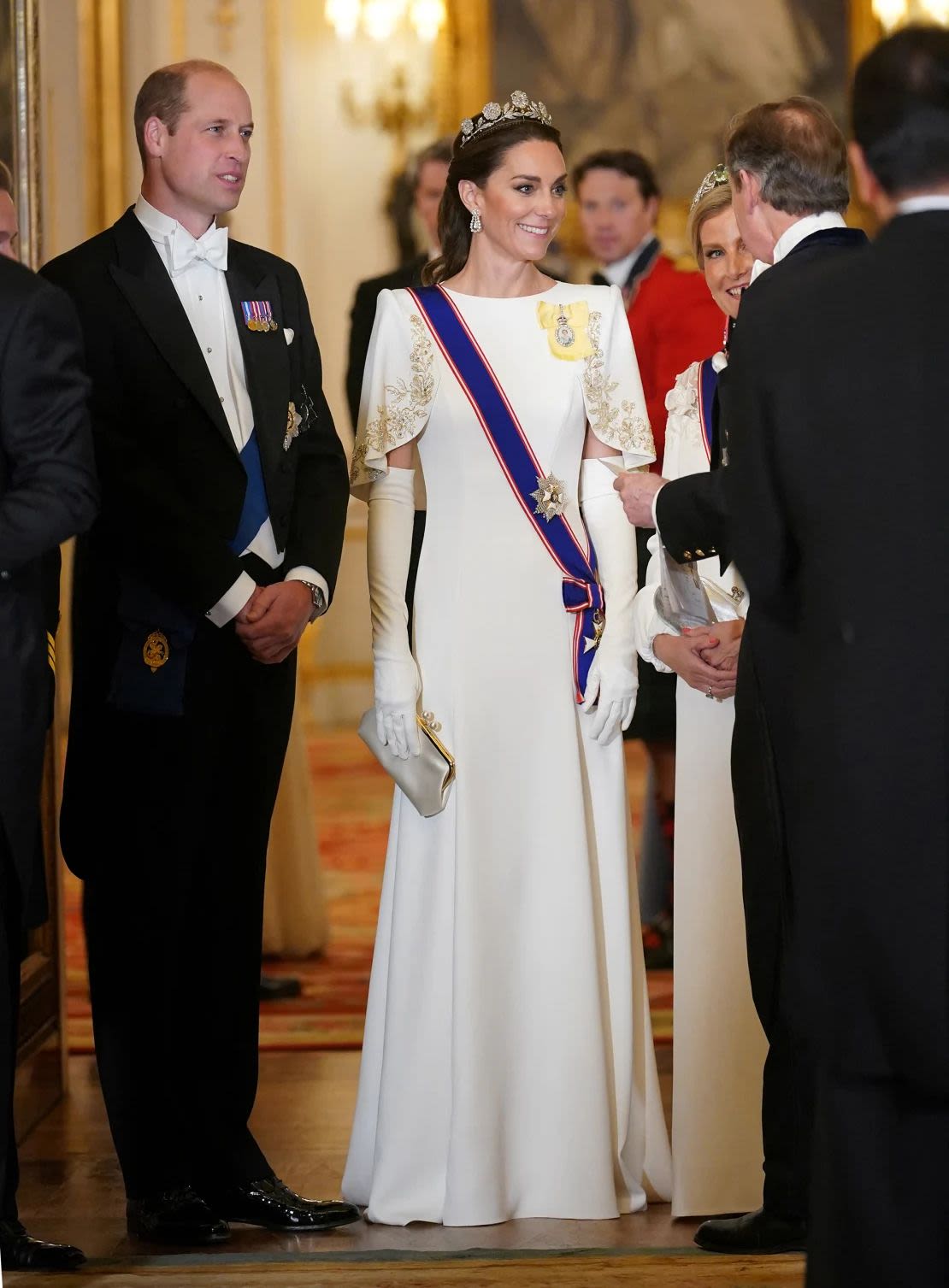 La princesa de Gales fotografiada en el banquete de Estado del 21 de noviembre de 2023.