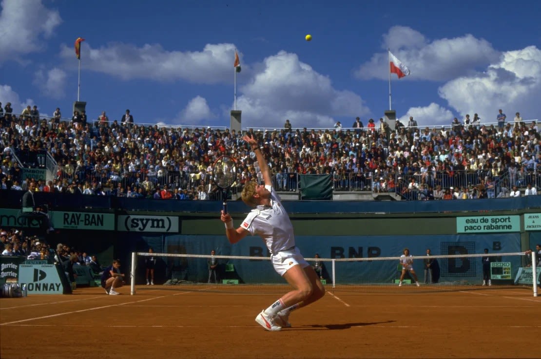 El Abierto de Francia fue el único Grand Slam que Becker no logró ganar.