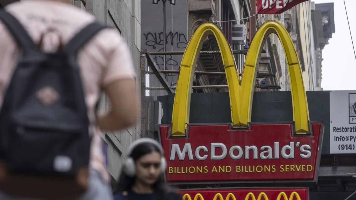 Un local de McDonald's en Nueva York, EE. UU., el miércoles 6 de abril de 2023. Crédito: Víctor J. Blue/Bloomberg/Getty Images.