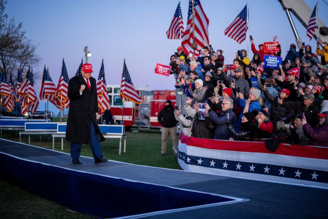 El candidato presidencial republicano, el expresidente Donald Trump. Crédito: Andrew Harnik/Getty Images