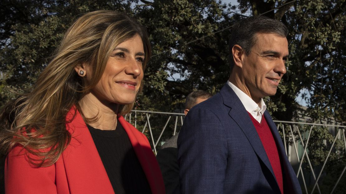 Begoña Gómez y Pedro Sánchez