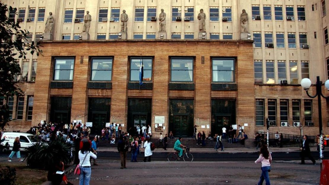 La facultad de Medicina de la Universidad de Buenos Aires.