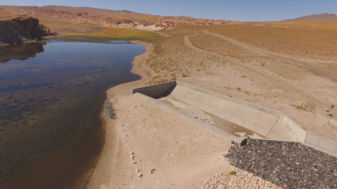 Río Trapiche aguas arriba donde se encuentra la represa / febrero de 2024 / Crédito: Fundación YUCHAN