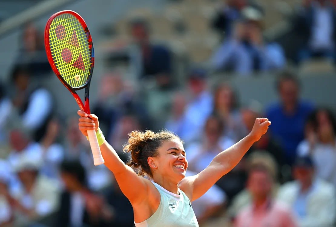 Jasmine Paolini está viviendo el 'sueño' tras alcanzar su primera final de Grand Slam.