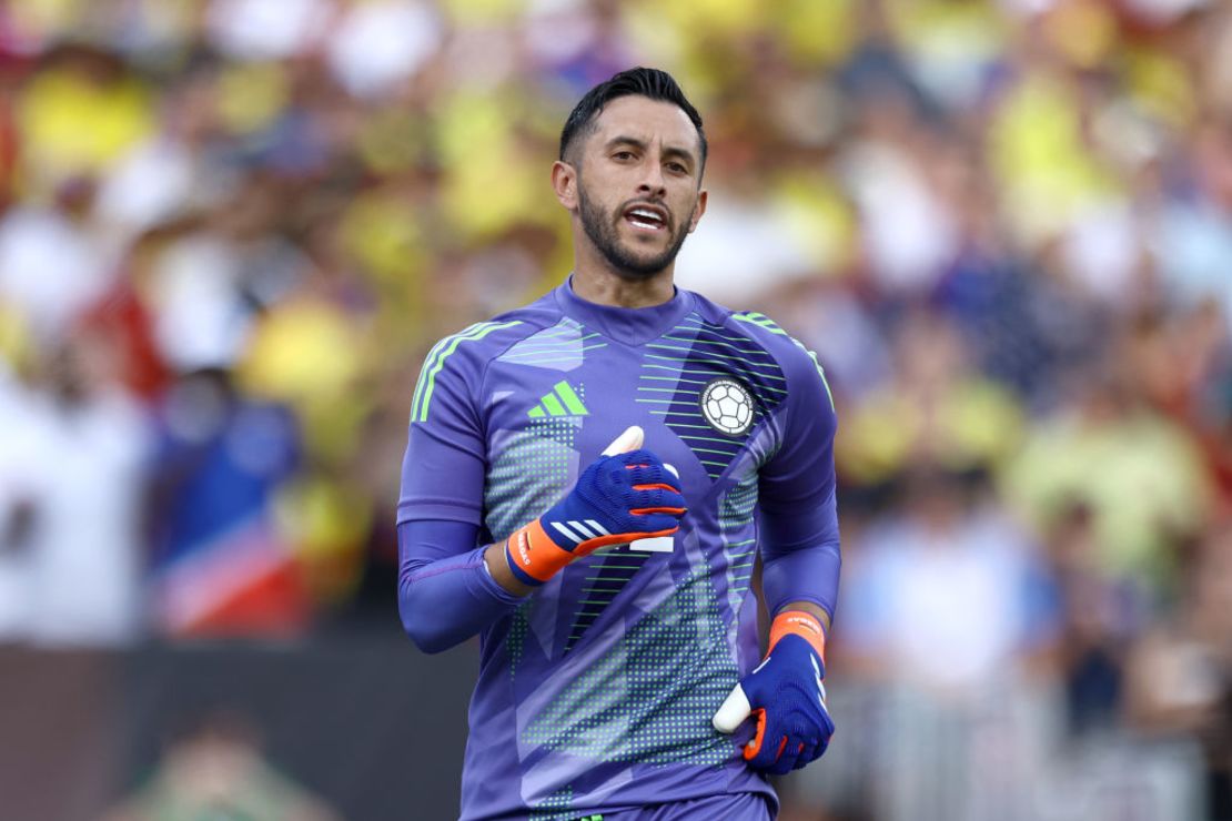 Camilo Vargas en el partido contra Estados Unidos en Commanders Field el 8 de junio de 2024 en Landover, Maryland. Crédito: Tim Nwachukwu/Getty Images