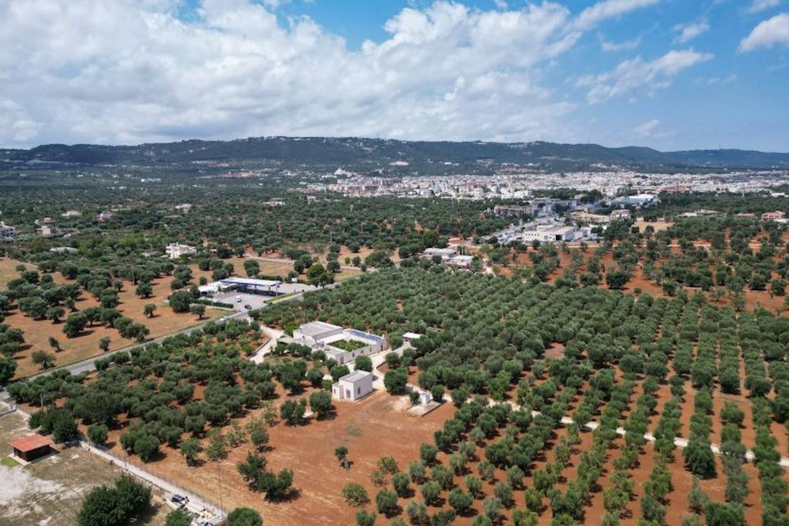 La ciudad de Fasano y sus alrededores, cerca del lujoso complejo turístico de Borgo Egnazia, sede de la cumbre del G7, el 4 de junio de 2024.