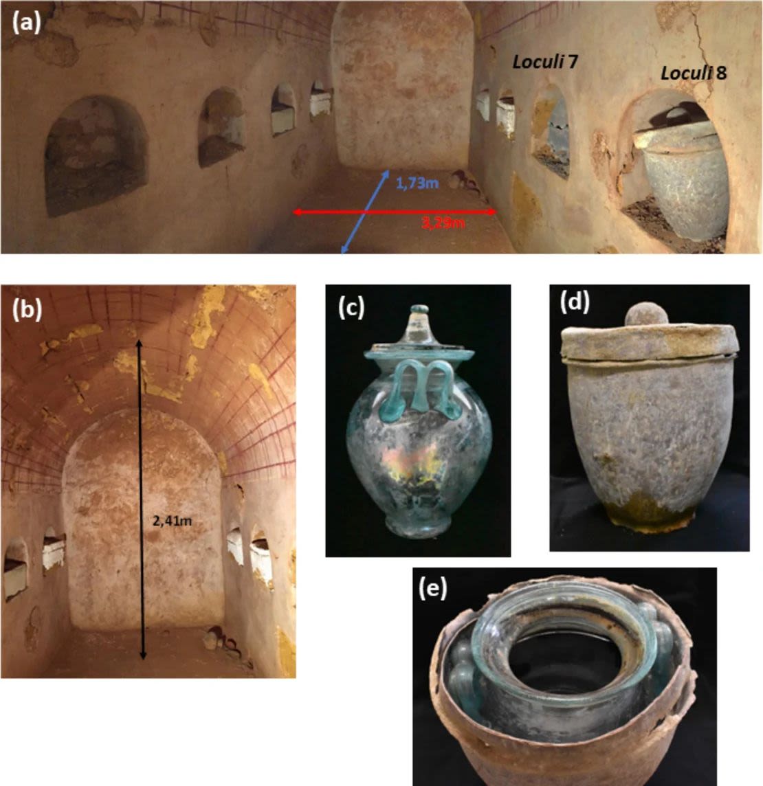 La urna que contenía el vino era una de las seis urnas funerarias encontradas en el mausoleo. (Foto: Daniel Cosano/Juan Manuel Román/Dolores Esquivel/Fernando Lafont/José Rafael Ruiz Arrebola).