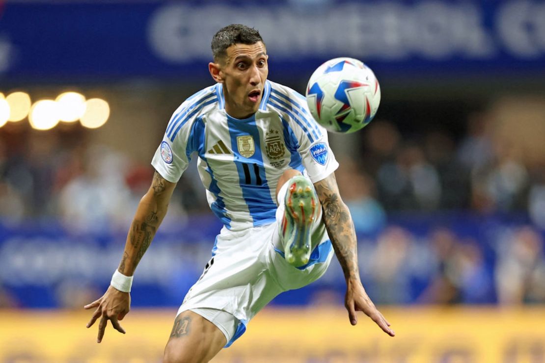 Ángel Di María frente a Canadá.