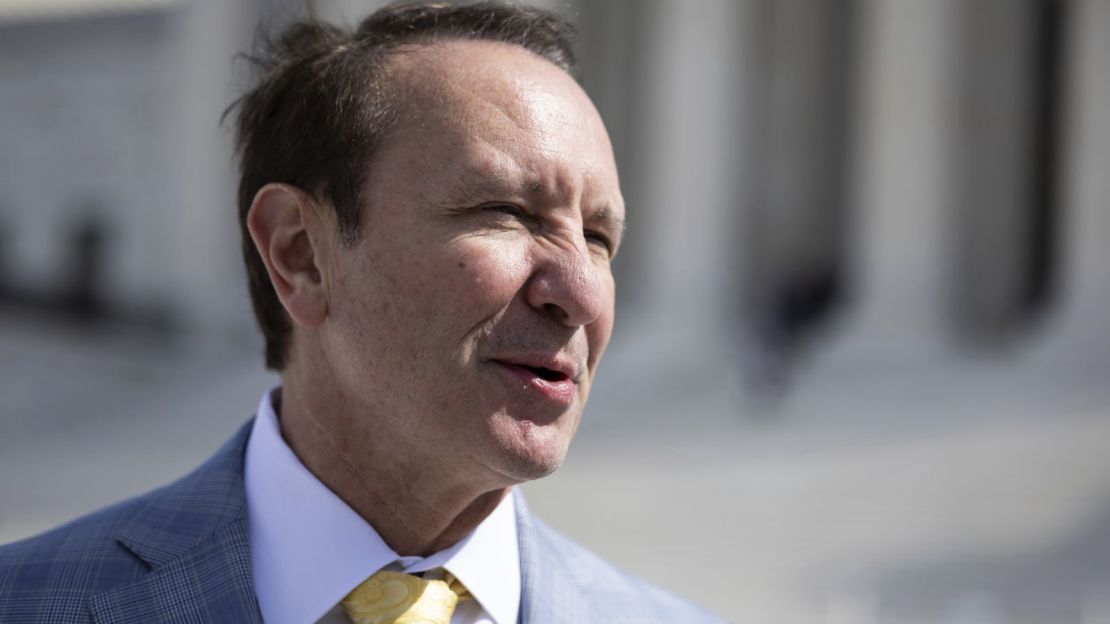 El gobernador republicano de Lousiana Jeff Landry.