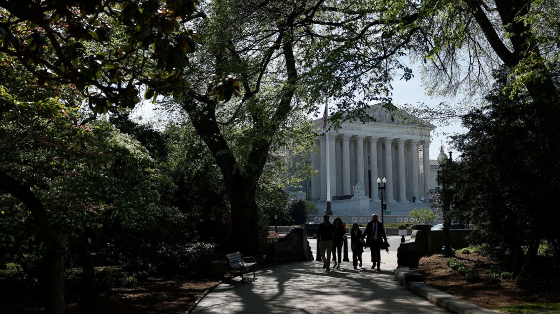 El edificio del Tribunal Supremo de EE.UU. el 23 de abril de 2024 en Washington.