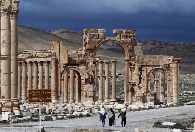 Ese enclave, cuyas ruinas estaban incluidas en la lista del Patrimonio de la Humanidad de la Unesco, refleja que todas las culturas se enriquecen unas a otras (AFP/Getty Images).