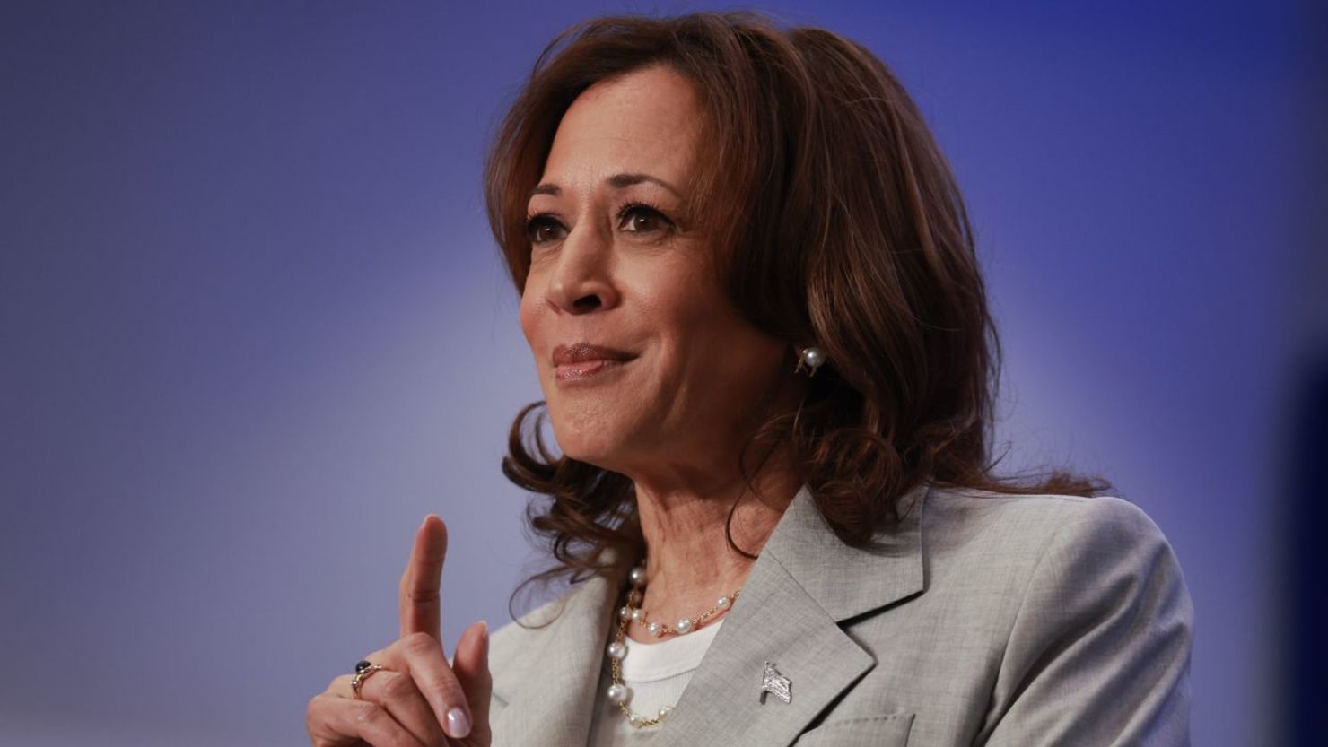 Kamala Harris Crédito: Joe Raedle/Getty Images