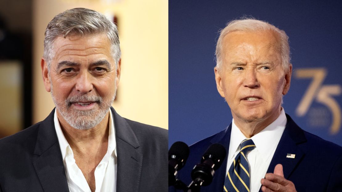 George Clooney y Joe Biden.