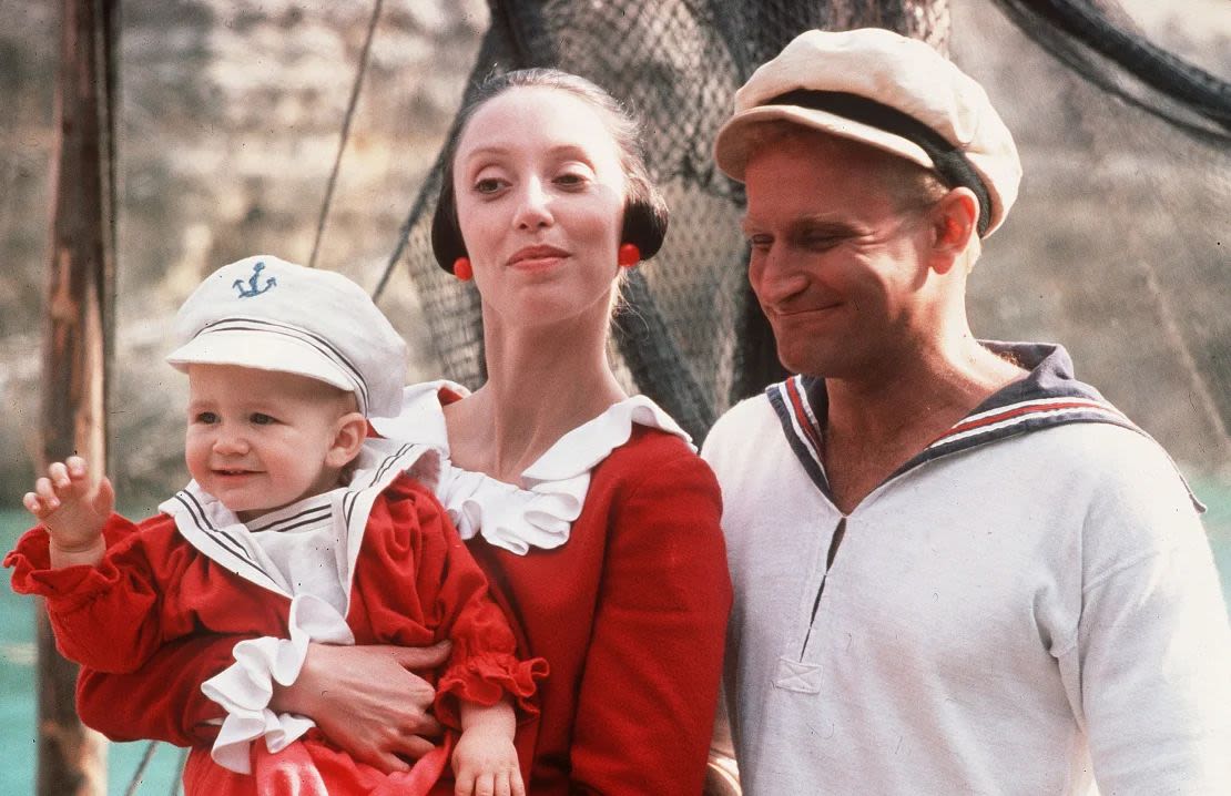 Shelley Duvall y Robin Williams en "Popeye".