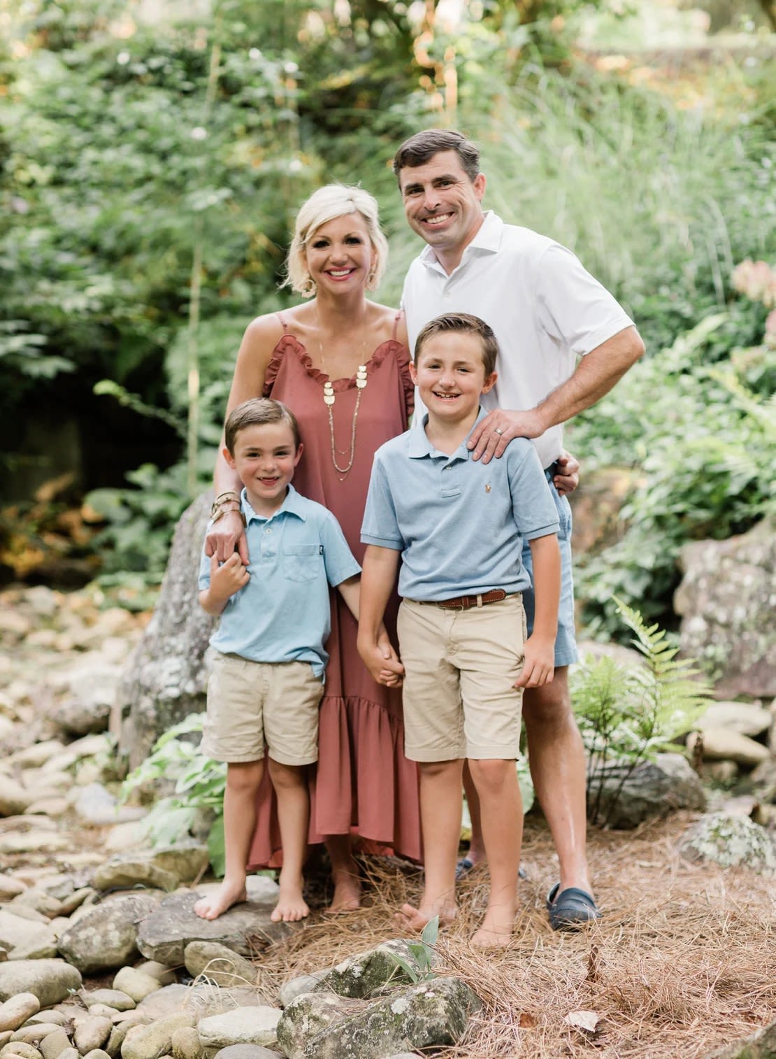 La familia Van Epps en una foto sin fecha de hace varios años.