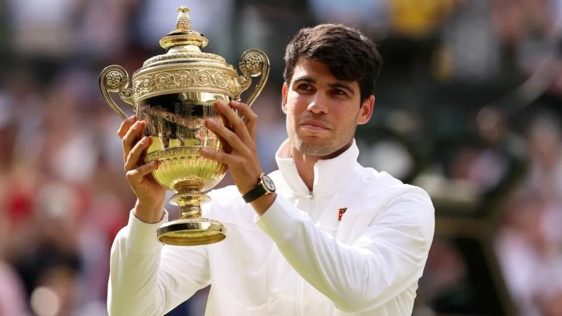 Carlos Alcaraz ha ganado Wimbledon dos veces. Julián Finney/Getty Images