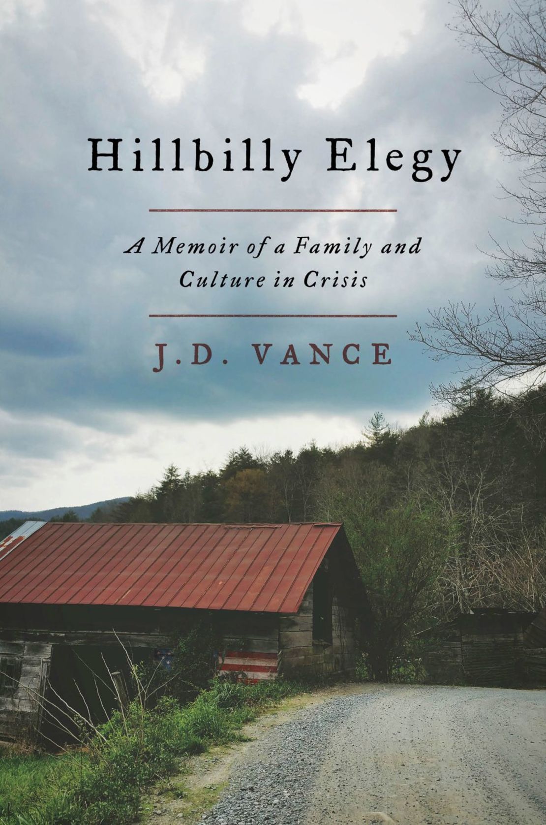 "Hillbilly Elegy", libro de JD Vance. Crédito: HarperCollins Publishers/AP