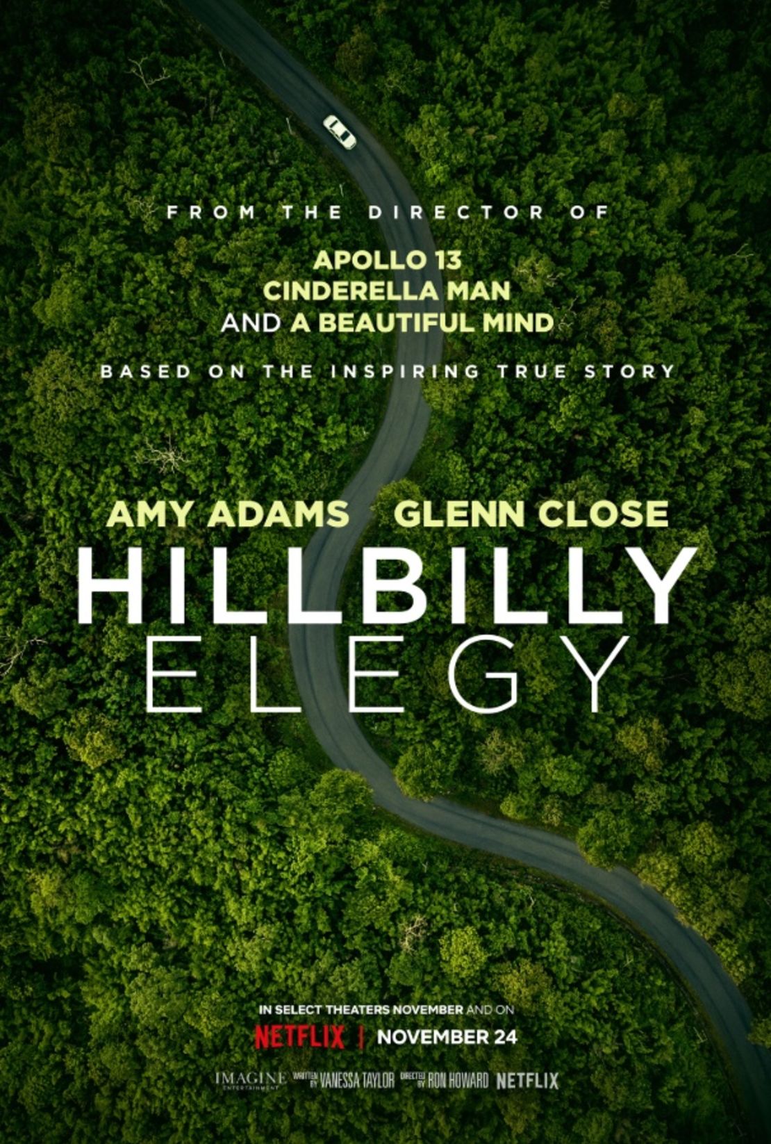 "Hillbilly Elegy", la película adaptada del libro de J. D. Vance.