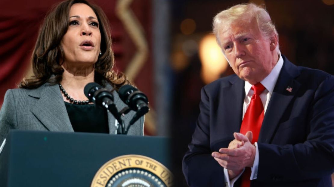 Kamala Harris y Donald Trump.