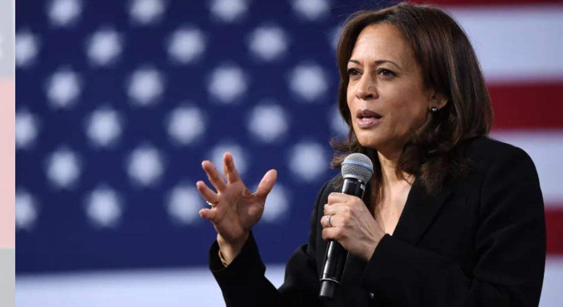 Kamala Harris habla durante un foro económico en Las Vegas en abril de 2019. (Foto: Ethan Miller/Getty Images).