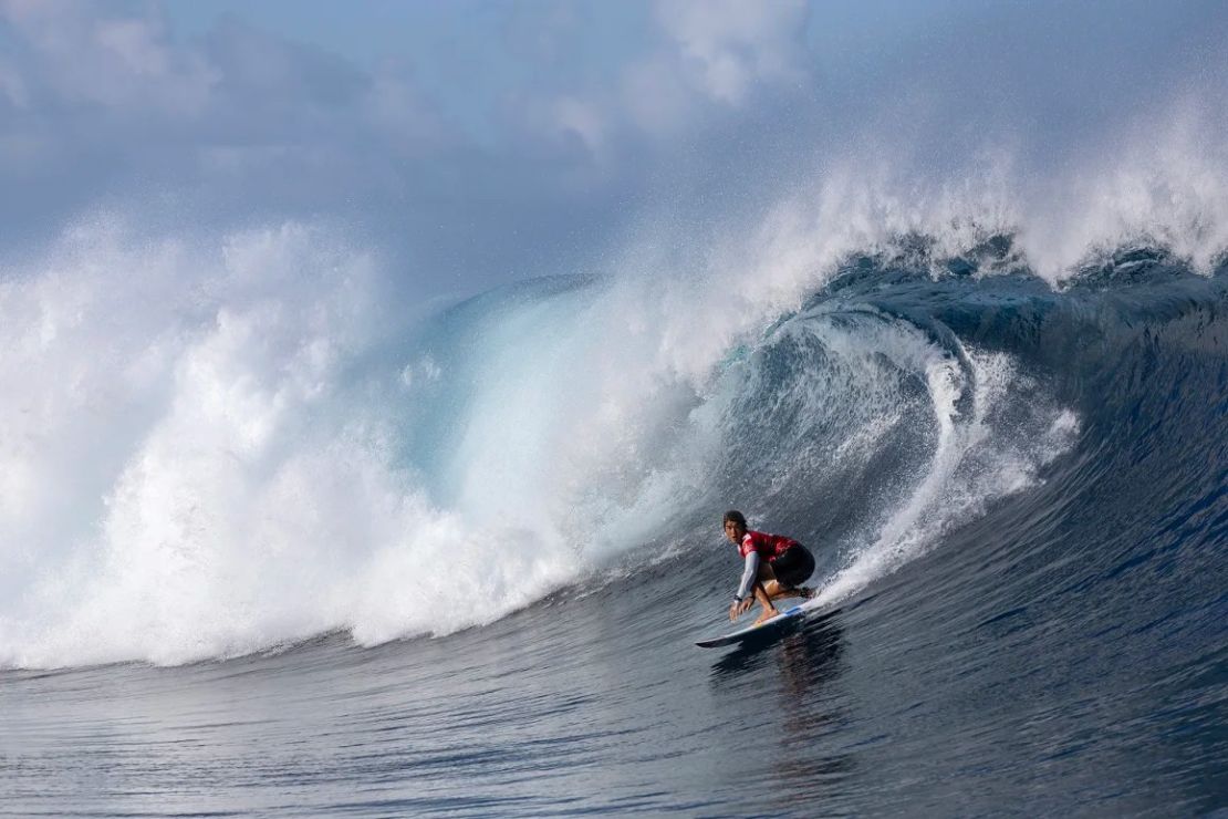 Teahupo'o es considerada una de las olas más temibles del mundo. Crédito: Sean M. Haffey/Getty Images.