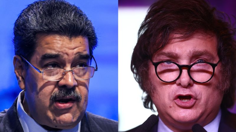 Así elevaron maduro y milei la tensión entre sus gobiernos. Las elecciones en venezuela podrían cambiar esto | cnn