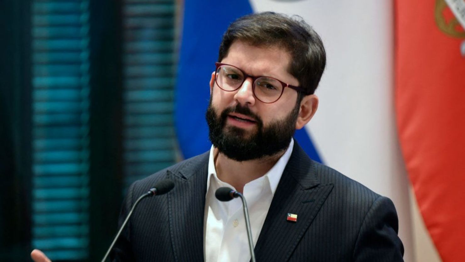 El presidente de Chile,  Gabriel Boric