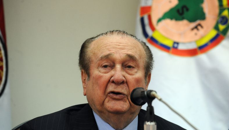 Nicolás Leoz, expresidente de la Conmebol.