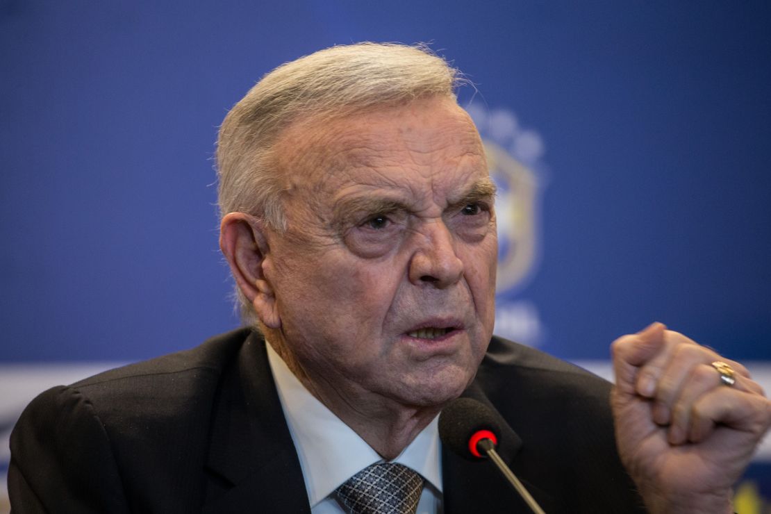 Jose Maria Marin, presidente de la Confederación Brasileña de Fútbol (CBF)