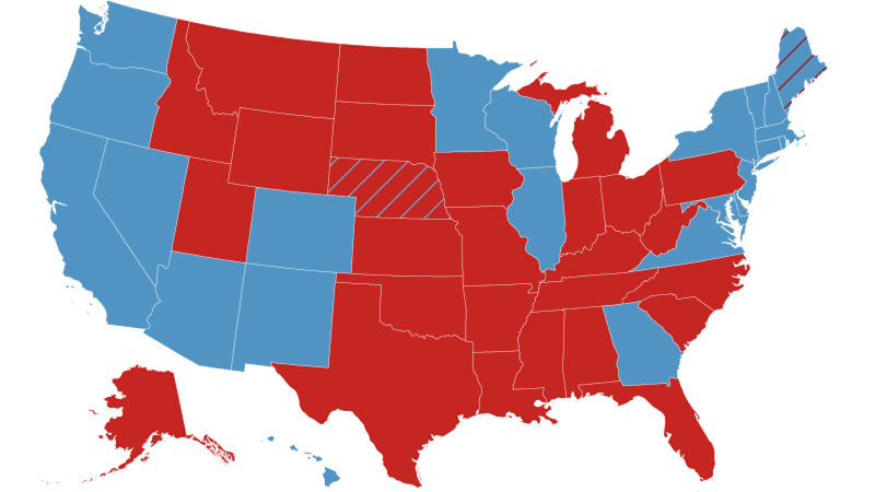 There is also empathy between Trump and Harris in the elections of EE.UU. 2024?