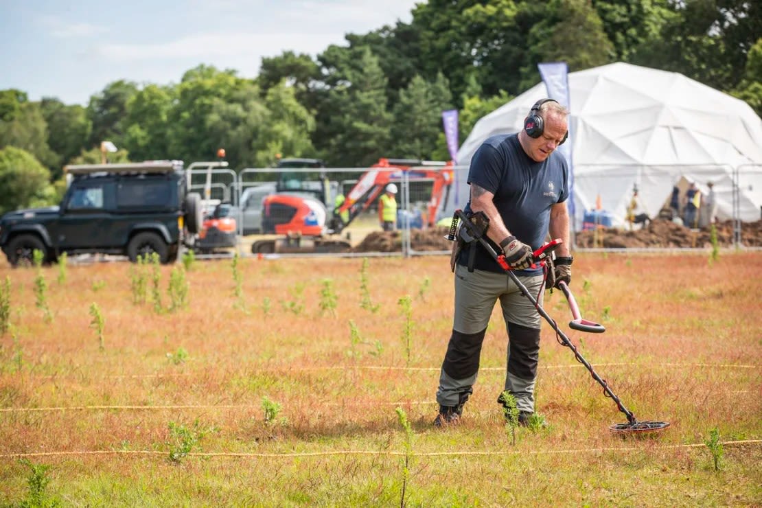 Ya se completó un estudio completo de detección de metales en Garden Field.