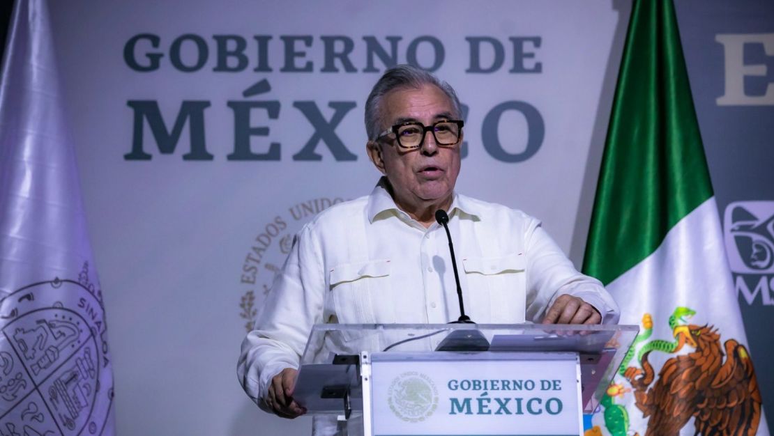 Rubén Rocha Moya, gobernador del estado mexicano de Sinaloa.