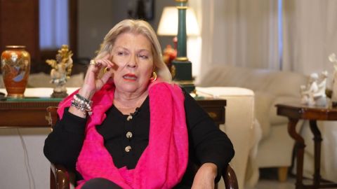 Elisa Carrió, en la charla con Nacho Girón.