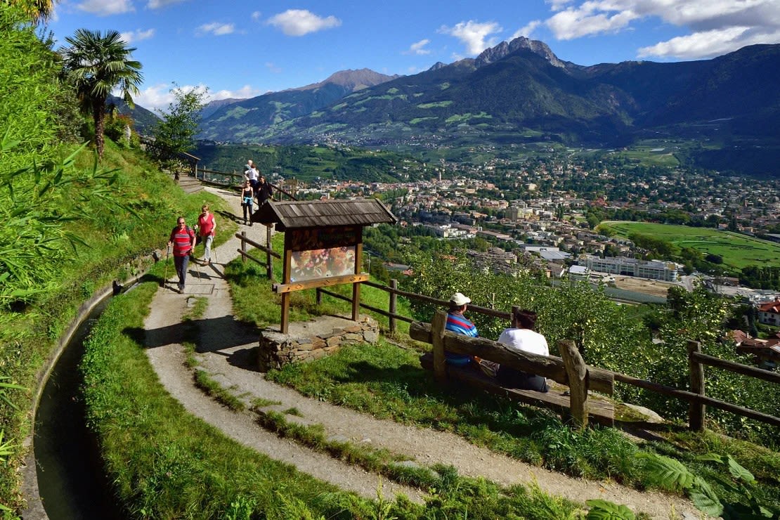 Algunas rutas de senderismo en la región italiana de Trentino se cerrarán si están demasiado concurridas. (Foto: Albert Ceolan/De Agostini/Getty Images).