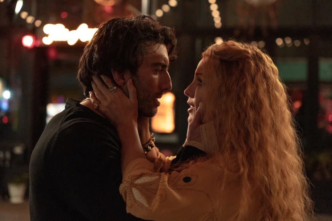 Justin Baldoni y Blake Lively en "It Ends with Us".