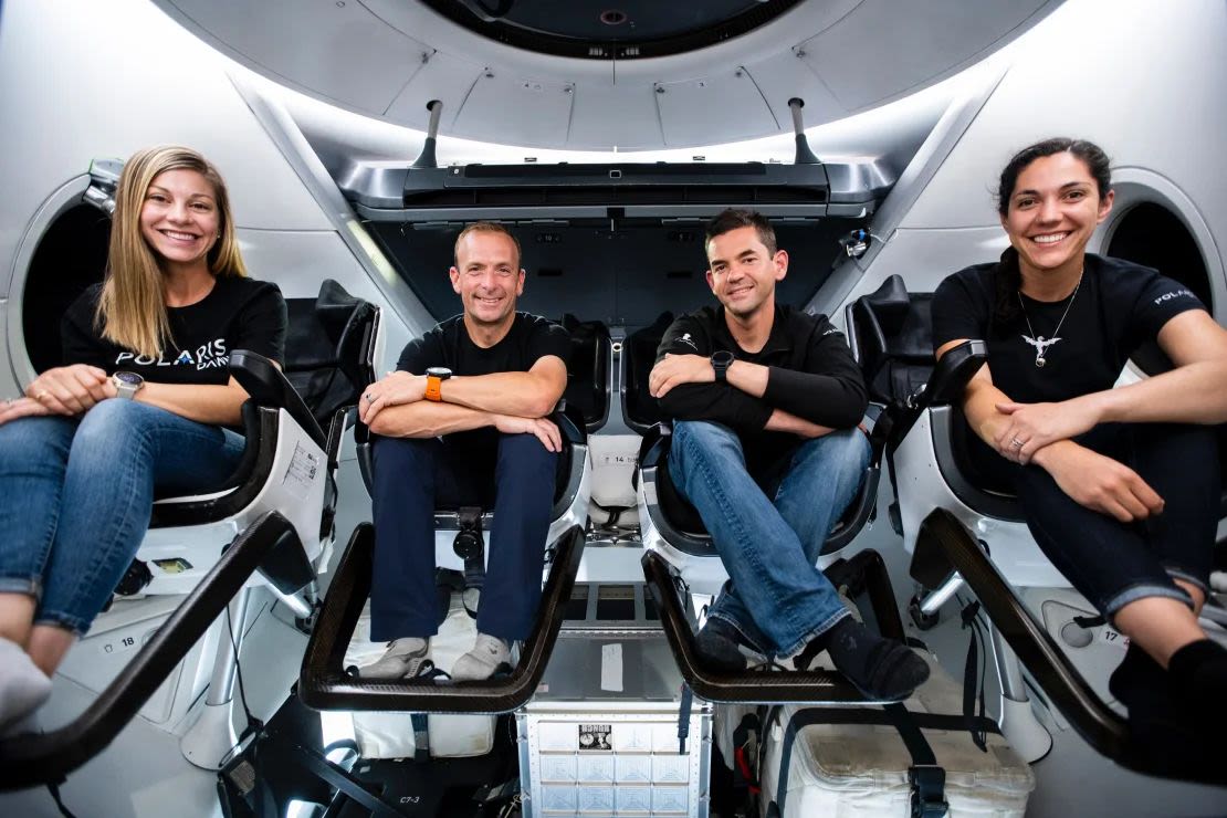 nuevo interior de la cápsula spacex